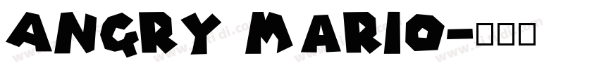 Angry Mario字体转换